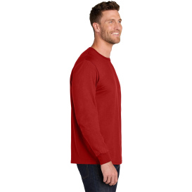 Jerzees IC46L Unisex Ring Spun Long Sleeve T-Shirt - True Red