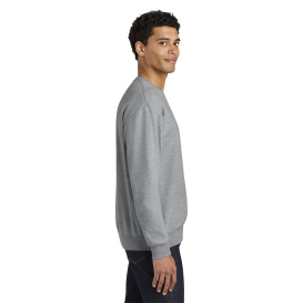 Jerzees IC48M Ultimate Unisex CVC Ring Spun Crewneck Sweatshirt - Athletic Heather