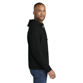 Jerzees IC49M Ultimate Unisex CVC Ring Spun Hooded Sweatshirt - Black Ink