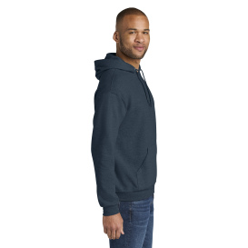 Jerzees IC49M Ultimate Unisex CVC Ring Spun Hooded Sweatshirt - Indigo Heather