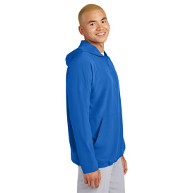 Sport-Tek JST488 Repeat 1/2-Zip Long Sleeve Hooded Jacket - True Royal