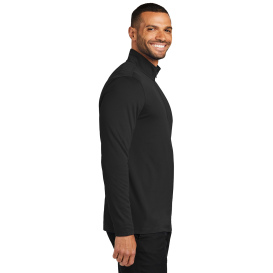 Port Authority K112 Dry Zone UV Micro-Mesh 1/4-Zip - Deep Black
