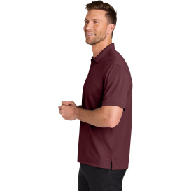 Port Authority K240 Wearever Performance Pique Polo - Burgundy