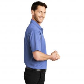 Port Authority K542 Heathered Silk Touch Performance Polo - Moonlight Blue Heather