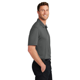 Port Authority K683 City Stretch Flat Knit Polo - Graphite