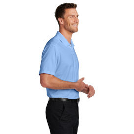 Port Authority K683 City Stretch Flat Knit Polo - Swiss Blue