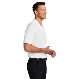 Port Authority K683 City Stretch Flat Knit Polo - White