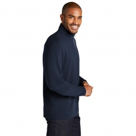 Port Authority K825 Microterry 1/4-Zip Pullover - River Blue Navy