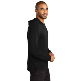 Port Authority K826 Microterry Pullover Hoodie - Deep Black
