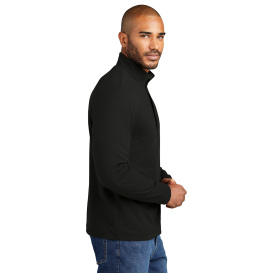 Port Authority K829 Fairway Stretch 1/4-Zip - Deep Black | Full Source