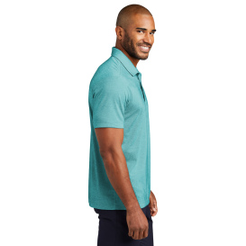 Port Authority K830 Fine Pique Blend Polo - Dark Teal Heather