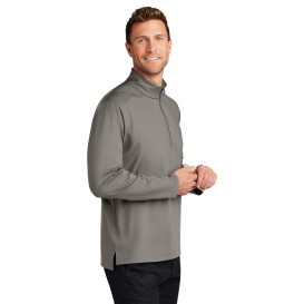 Port Authority K880 C-FREE Double Knit 1/4-Zip - Smoke Grey