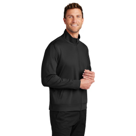 Port Authority K881 C-FREE Double Knit Full-Zip - Deep Black