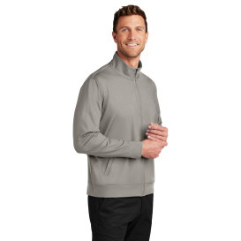 Port Authority K881 C-FREE Double Knit Full-Zip - Smoke Grey
