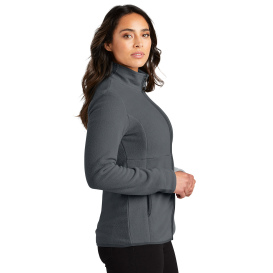 Port Authority L110 Ladies Connection Fleece Jacket - Charcoal
