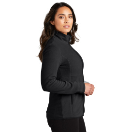 Port Authority L110 Ladies Connection Fleece Jacket - Deep Black