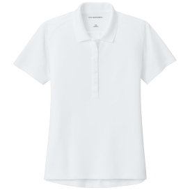Port Authority LK240 Ladies Wearever Performance Pique Polo - White