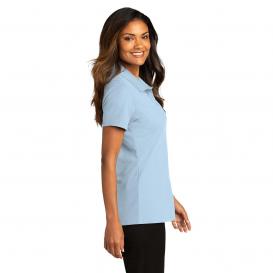 Port Authority LK810 Ladies SuperPro React Polo - Cloud Blue