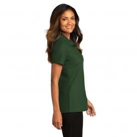 Port Authority LK810 Ladies SuperPro React Polo - Dark Green