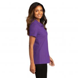 Port Authority LK810 Ladies SuperPro React Polo - Purple