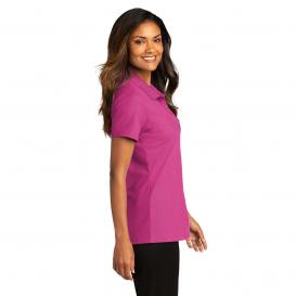 Port Authority LK810 Ladies SuperPro React Polo - Wild Berry