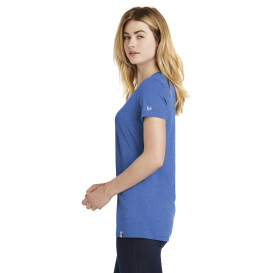 New Era LNEA101 Ladies Heritage Blend V-Neck Tee - Royal Heather