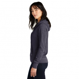 New Era LNEA141 Ladies Thermal Full-Zip Hoodie - True Navy Heather