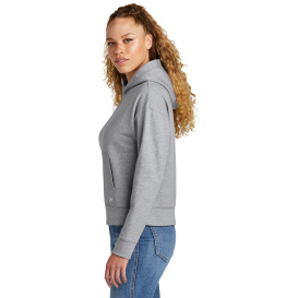 New Era LNEA550 Ladies Comeback Fleece Pullover Hoodie - Athletic Heather