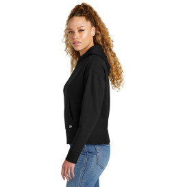 New Era LNEA550 Ladies Comeback Fleece Pullover Hoodie - Black