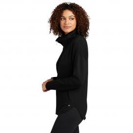 OGIO LOG812 Ladies Luuma Full-Zip Fleece - Blacktop