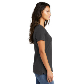 Port & Company LPC099V Ladies Beach Wash Garment-Dyed V-Neck Tee - Coal
