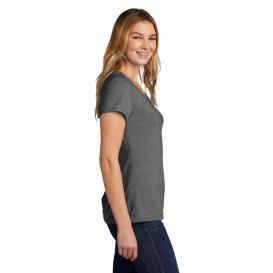 Port & Company LPC330V Ladies Tri-Blend V-Neck Tee - Graphite Heather