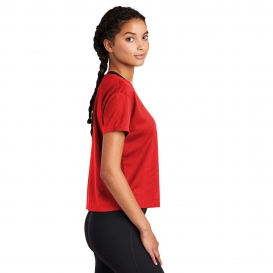 Sport-Tek LST411 Ladies PosiCharge Draft Crop Tee - True Red