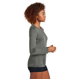 Sport-Tek LST420LS Ladies Posi-UV Pro Long Sleeve - Dark Smoke Grey