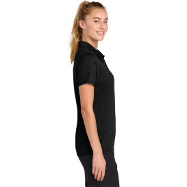 Sport-Tek LST490 Ladies Versa Polo - Black
