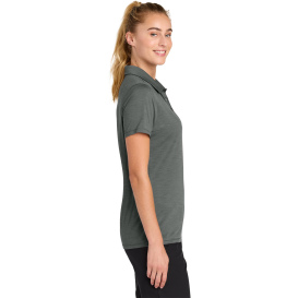 Sport-Tek LST490 Ladies Versa Polo - Shadow Gray