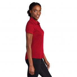 Sport-Tek LST530 Ladies PosiCharge Strive Polo - Deep Red
