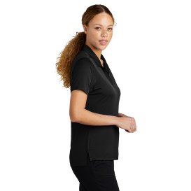Sport-Tek LST535 Ladies Sideline Polo - Black