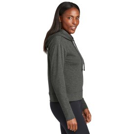 Sport-Tek LST562 Ladies Sport-Wick Flex Fleece Pullover Hoodie - Dark Grey Heather