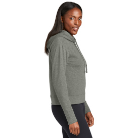 Sport-Tek LST562 Ladies Sport-Wick Flex Fleece Pullover Hoodie - Light Grey Heather