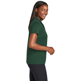Sport-Tek LST725 Ladies PosiCharge Re-Compete Polo - Forest Green
