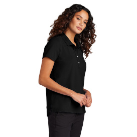 Mercer+Mettle MM1005 Women's Stretch Pique Polo - Deep Black