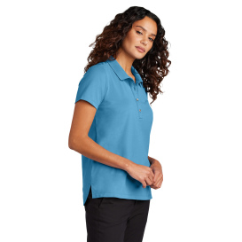 Mercer+Mettle MM1005 Women\'s Stretch Pique Polo - Parisian Blue
