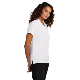 Mercer+Mettle MM1005 Women\'s Stretch Pique Polo - White