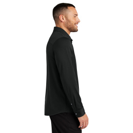 Mercer+Mettle MM1018 Long Sleeve Stretch Woven Shirt - Deep Black