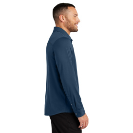 Mercer+Mettle MM1018 Long Sleeve Stretch Woven Shirt - Insignia Blue