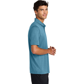 Mercer+Mettle MM1020 Recharge Jersey Polo - Harbor Blue Heather