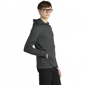 Mercer+Mettle MM3002 Double-Knit Full-Zip Hoodie - Anchor Grey