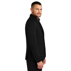 Mercer+Mettle MM3030 Relaxed Knit Blazer - Deep Black