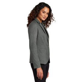 Mercer+Mettle MM3031 Women's Relaxed Knit Blazer - Storm Grey Heather